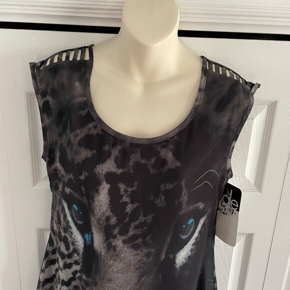 Black Tiger Print Tunic Dress Animal Print – Jane and John - Picture 7 of 11